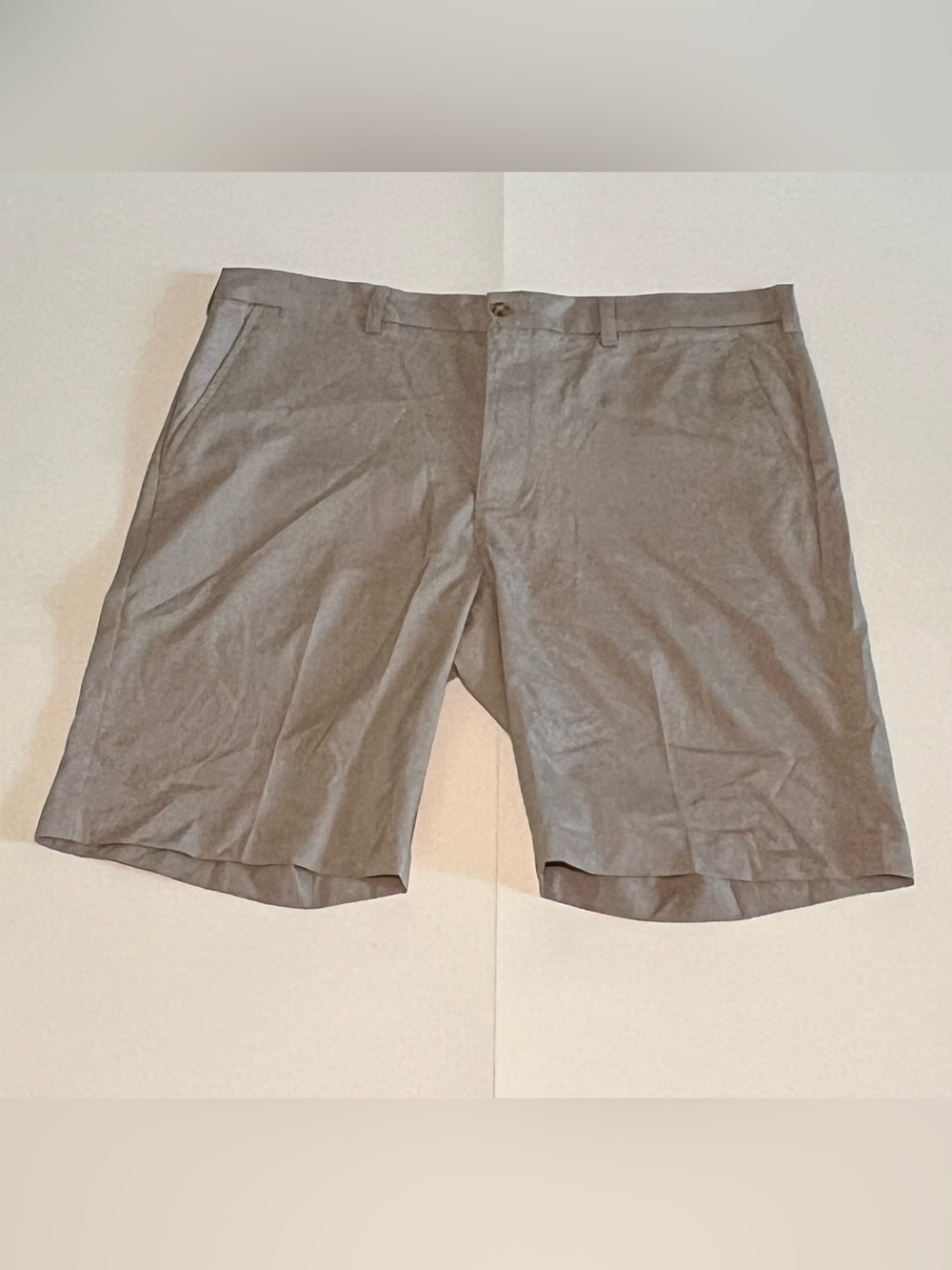 PGA Tour Men's Gray Flat Front Golf Shorts
